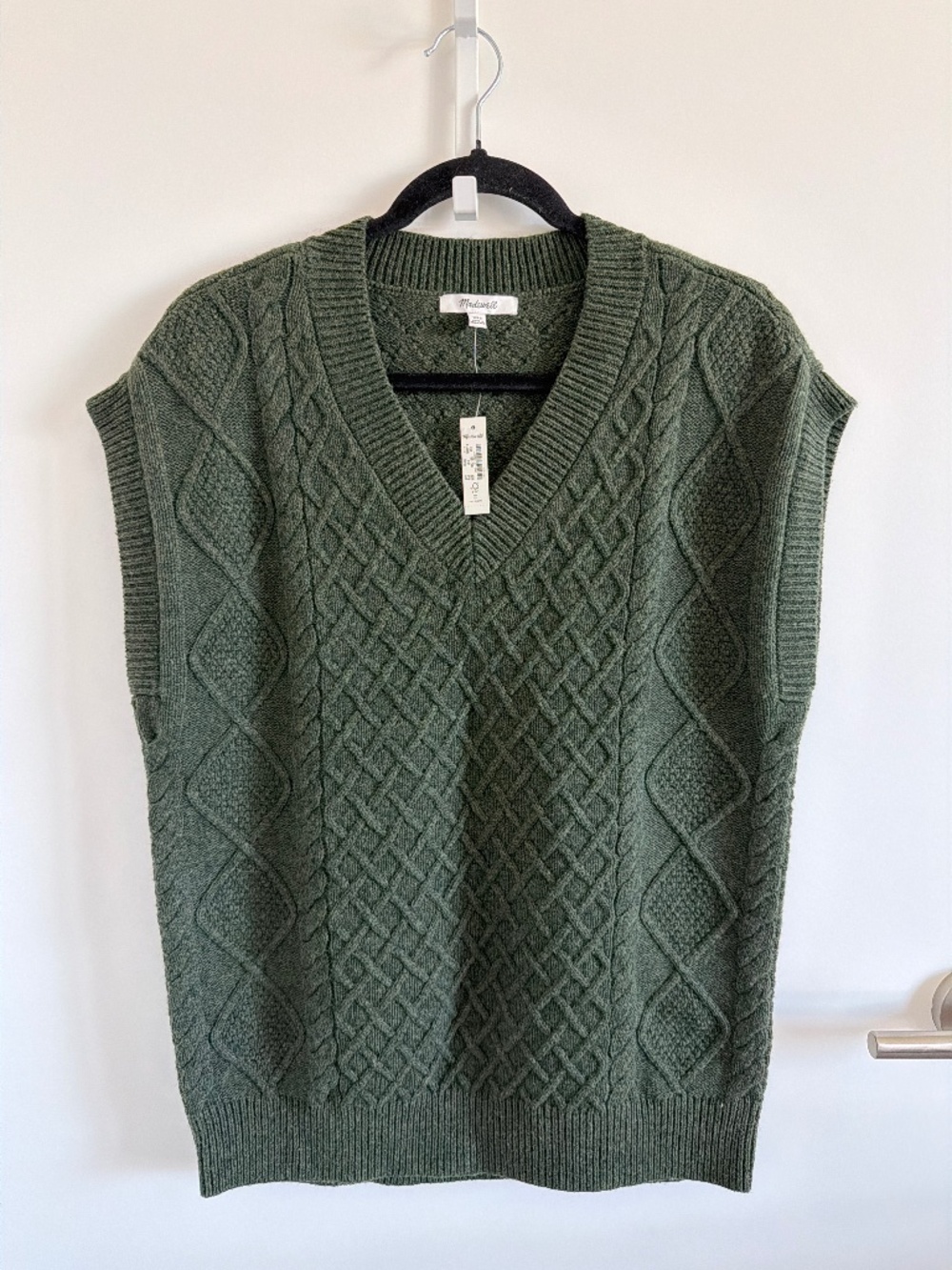 Madewell Green Sweater Vest Size XXS